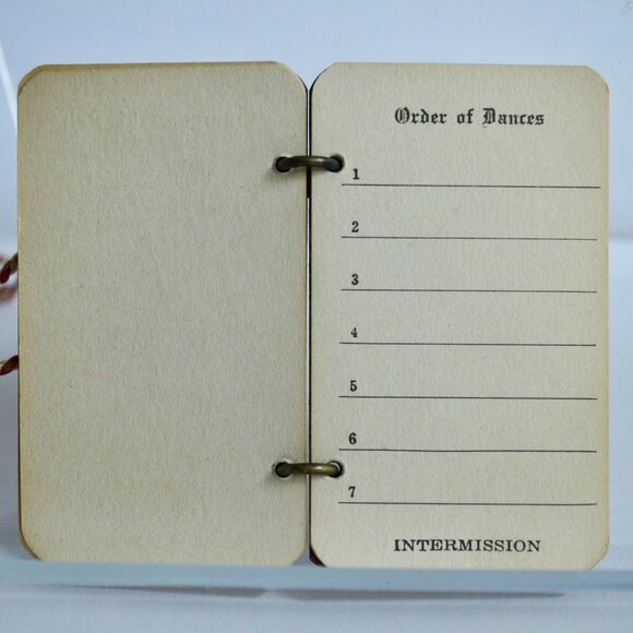 Antique 1925 Gamma Phi Delta Dance Card 10th Annual Draper Hall Oconomowoc Wisco - Picture 6 of 10
